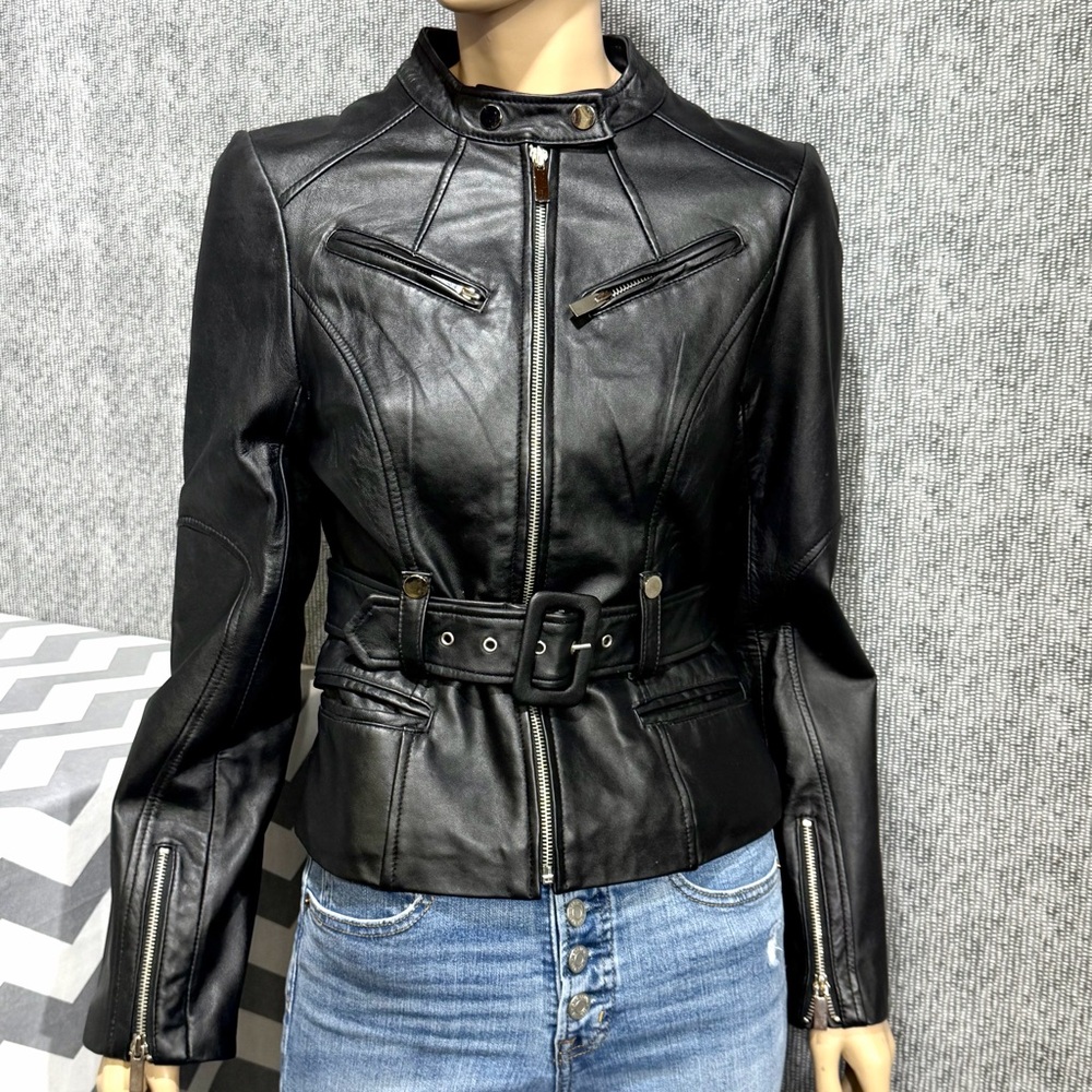 Arden B Moto Leather Jacket - Picture 16 of 16